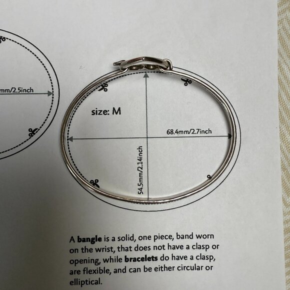 James Avery Heart Hook-On Hammered Wire Bracelet Sterling Silver Retired - Picture 7 of 7